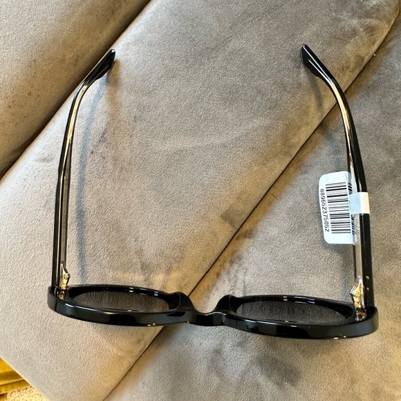 Gucci round frame sunglasses, unisex, in black. NWT - Picture 3 of 7